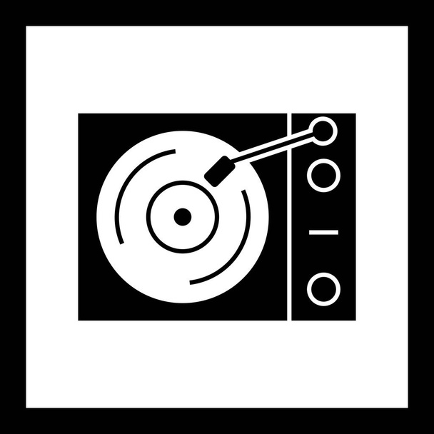 Illustration Vinyl player Icon - Photo, Image