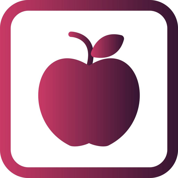İllüstrasyon elma simgesi - Fotoğraf, Görsel