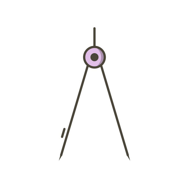 Illustratie kompas pictogram - Foto, afbeelding