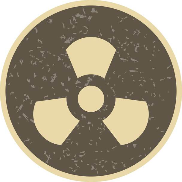 Ilustracja ikona promieniowania - Zdjęcie, obraz