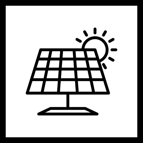 Illustrazione Icona pannello solare
 - Foto, immagini