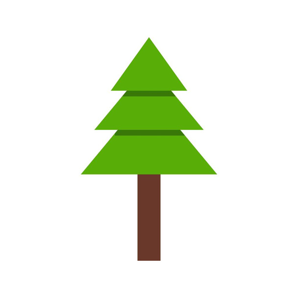 Ilustración Icono de árbol de pino
    - Foto, Imagen