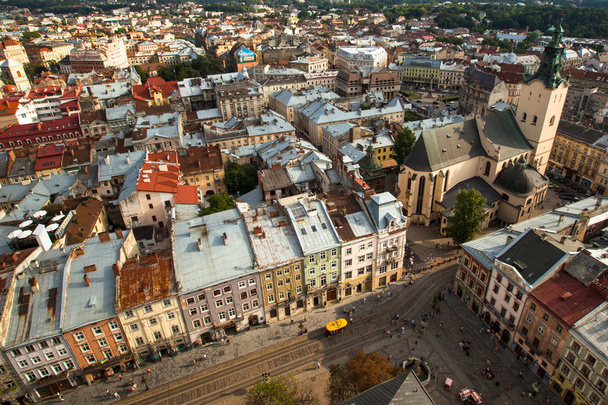 Top view from Lviv City Hall - Фото, зображення