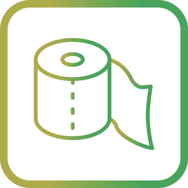 Illusztráció WC-papír ikon - Fotó, kép
