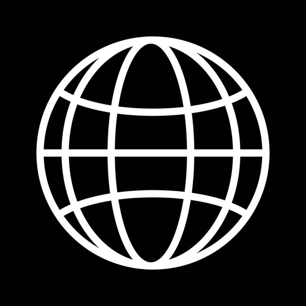 Illustratie Globe-pictogram - Foto, afbeelding