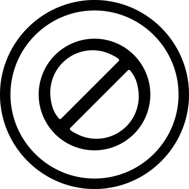 Illustrazione Icona proibita
 - Foto, immagini