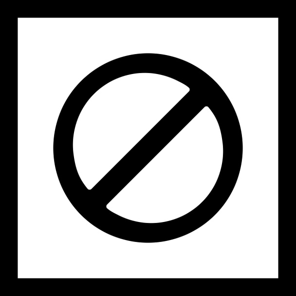 Ilustración Icono prohibido
 - Foto, Imagen