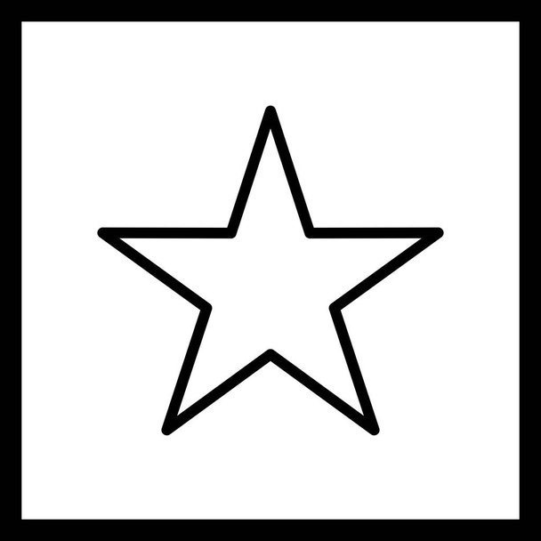 Ilustrace – ikona hvězdy - Fotografie, Obrázek