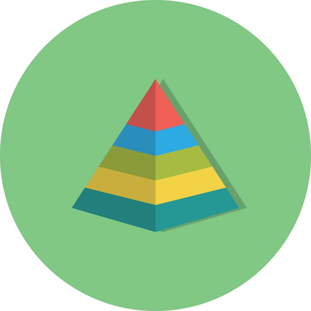 Illustration Pyramidensymbol      - Foto, Bild