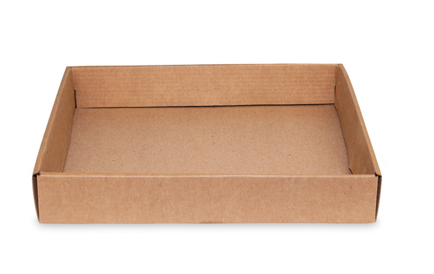 cardboard box on white background. - Photo, Image