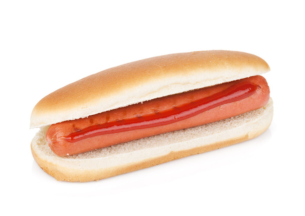 Hot dog au ketchup
 - Photo, image