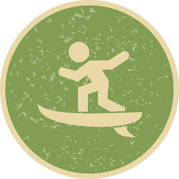Illustration Surf Icon  - Photo, Image
