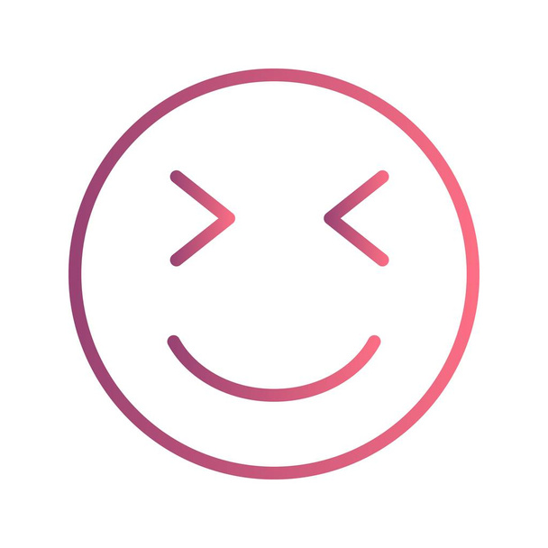 Illustration Augenzwinkern Emoji-Symbol - Foto, Bild