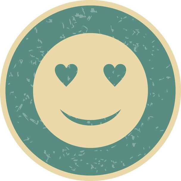 Illusztráció szerelem Emoji Icon - Fotó, kép