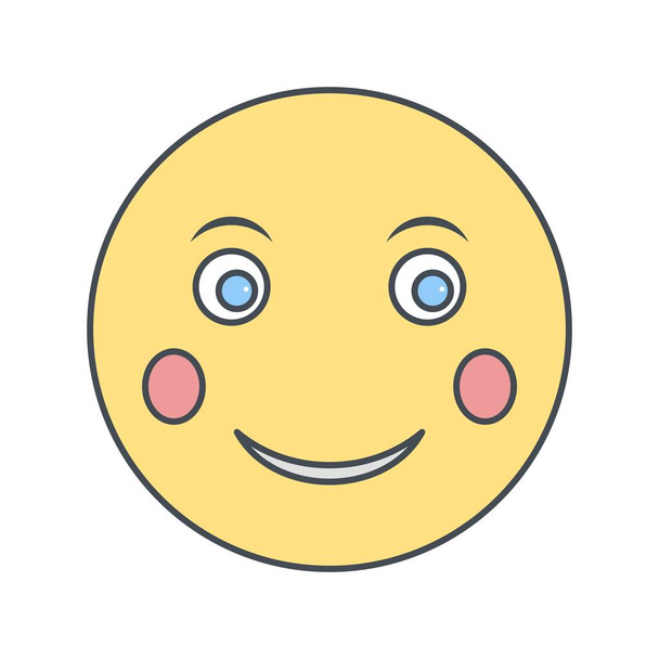 Illustration erröten Emoji-Symbol - Foto, Bild