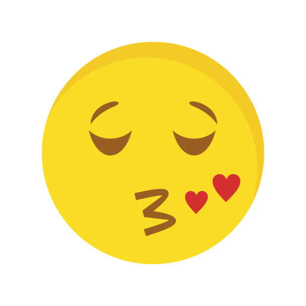 Ilustración Beso Emoji Icono
  - Foto, Imagen