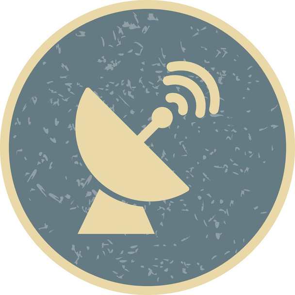 Иллюстрационная икона спутниковой тарелки
 - Фото, изображение