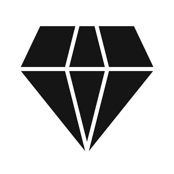 Ícone de diamante vetorial
 - Foto, Imagem