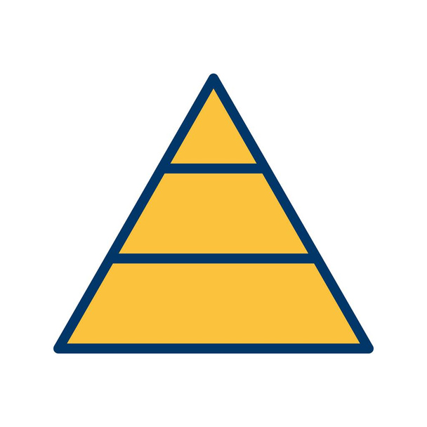 Icono de pirámide de ilustración
 - Foto, imagen