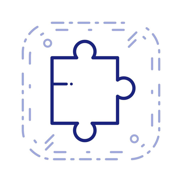 Vector Puzzle Piece Icon - Photo, Image