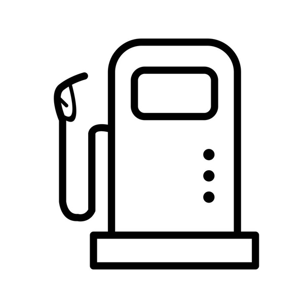 Ilustracja ikona stacji paliw - Zdjęcie, obraz