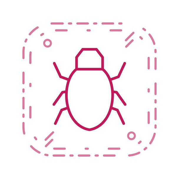 Illustratie bug icoon - Foto, afbeelding