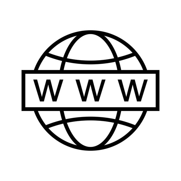 Ikona wyszukiwania wektorowego w Internecie - Zdjęcie, obraz