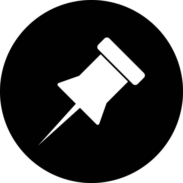 Icono de Pin de aviso de ilustración
 - Foto, imagen