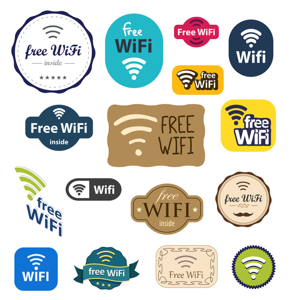 Free WiFi sign - Vector, Image