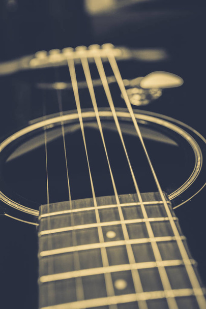 ακουστική κιθάρα - Φωτογραφία, εικόνα