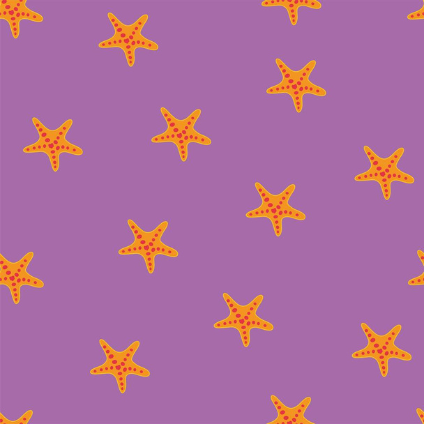 illustratie van een Starfish patroon - Vector, afbeelding