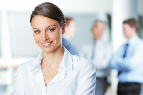 Smiling young business woman - Foto, imagen