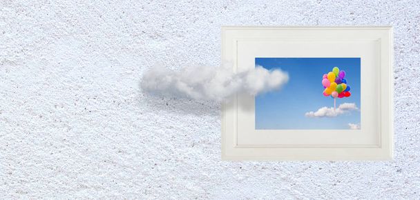 Konceptuální obrázek nebeskových mraků, - Fotografie, Obrázek