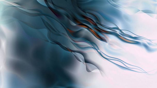 blauer Wasserhimmel Hintergrund schön elegant Illustration Grafik Design - Foto, Bild