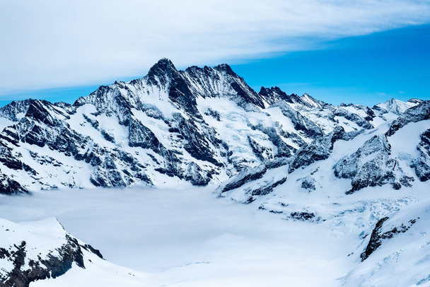 Sveitsin Alpit maisema
 - Valokuva, kuva