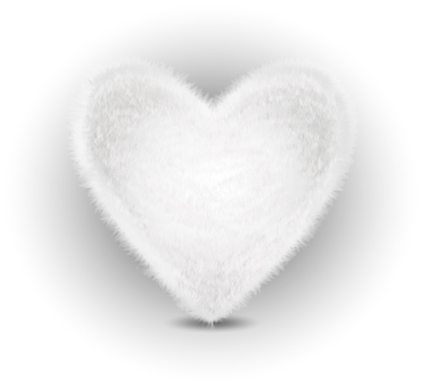 Волосатое сердце
 - Вектор,изображение