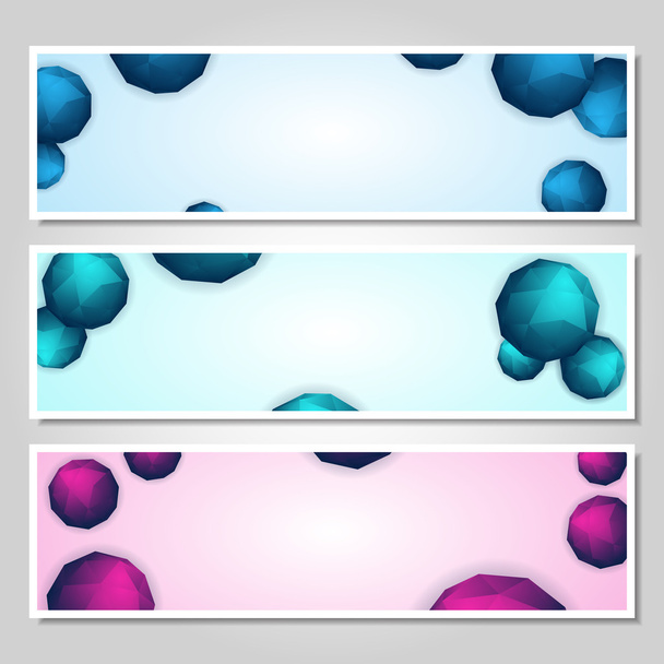 Vector set of banners - Vector, Image