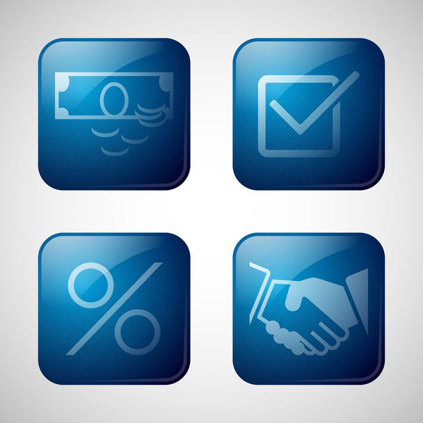 Business icon set illustrazione vettoriale
   - Vettoriali, immagini