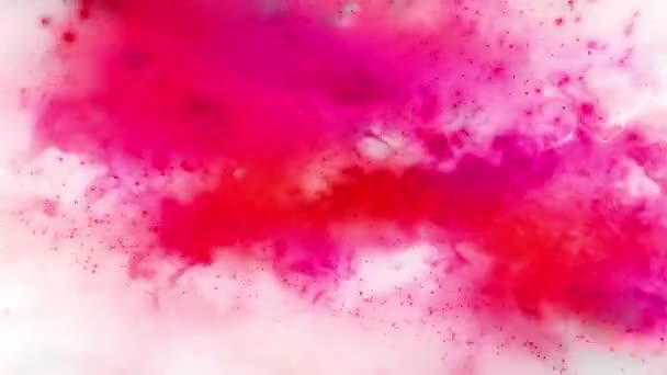 Partículas abstractas multicolor sobre fondo animado en bucle blanco
 - Metraje, vídeo