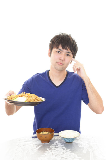 Man has no appetite - Photo, Image