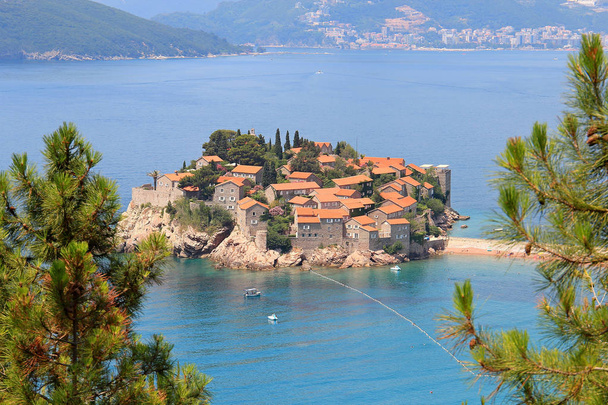 Saint Stephane's island in Montenegro - Photo, Image
