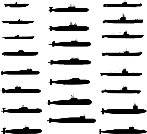 Submarines - Vector, Image