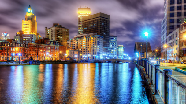 Skyline de Providence, Rhode Island - Foto, Imagem