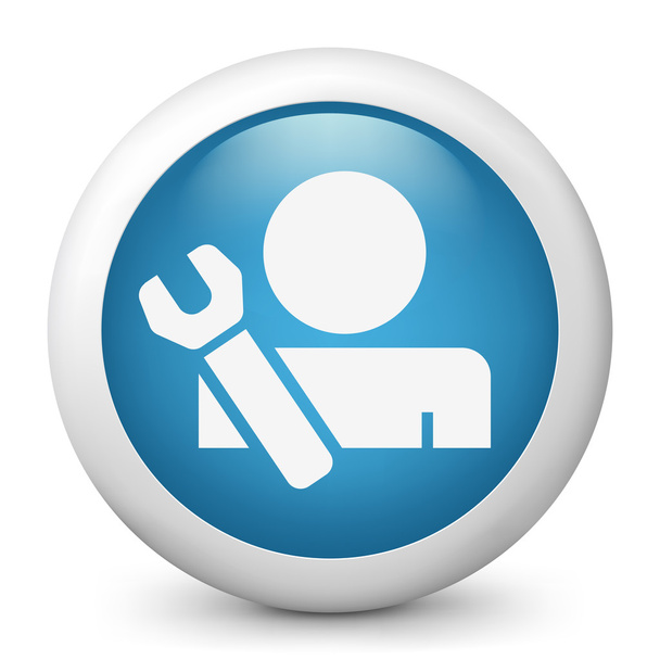 Worker concept symbol icon - Vector, Image