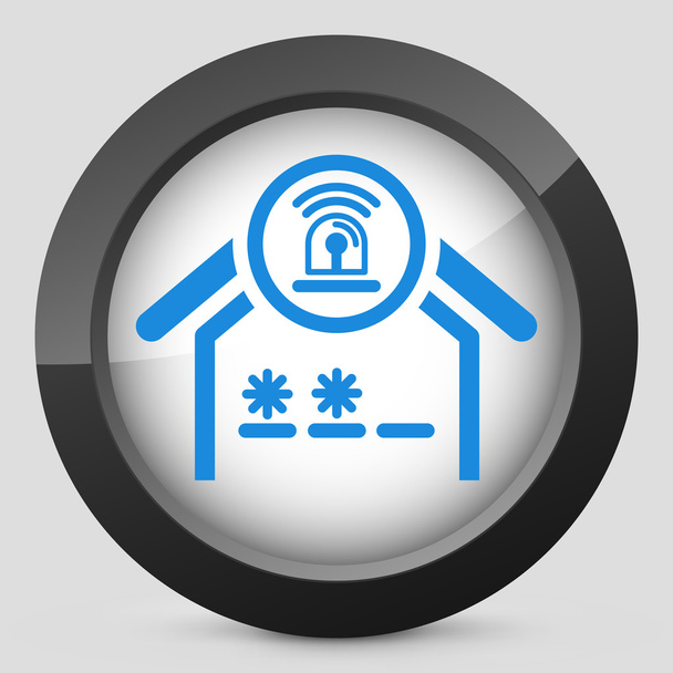 House alarm concept icon - Vector, Image