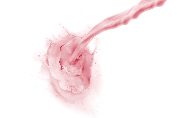 strawberry milk splash - Foto, imagen