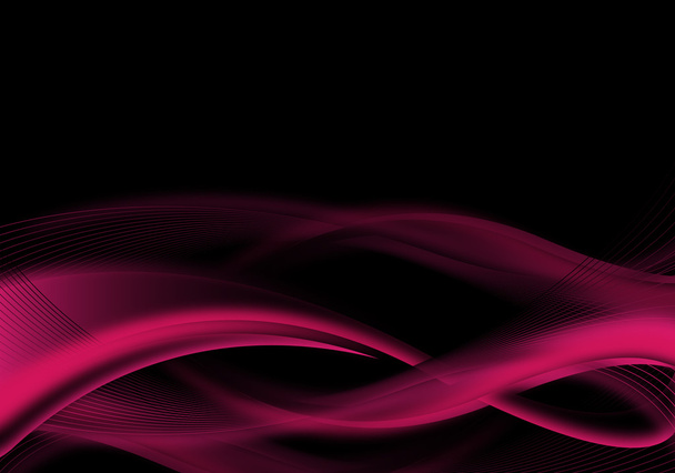 抽象的な黒とピンクのデザイン - ベクター画像