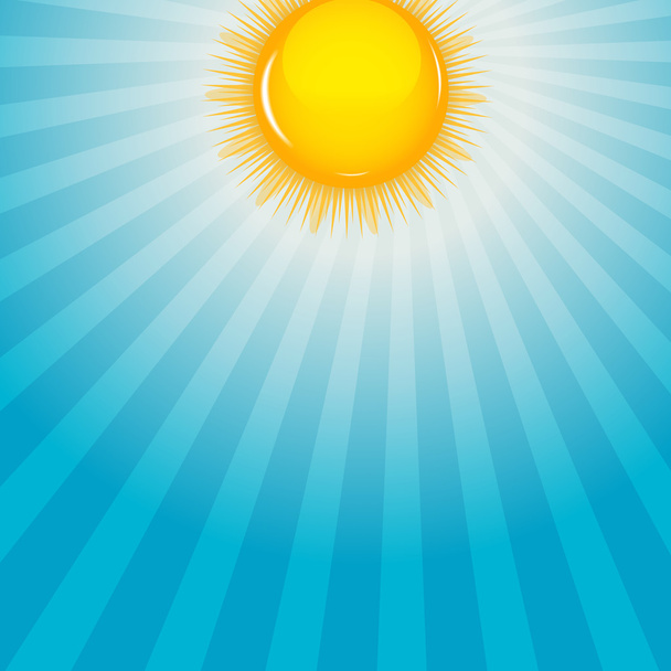 Хмарний і сонячний фон Векторні ілюстрації
 - Вектор, зображення