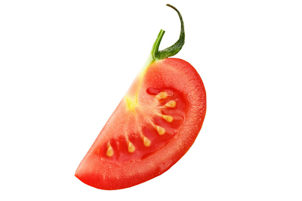 a slice of ripe tomato - 写真・画像