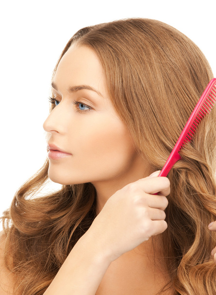 Woman with brush - Photo, image